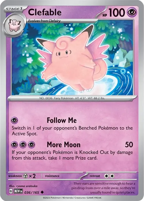 Clefable card art
