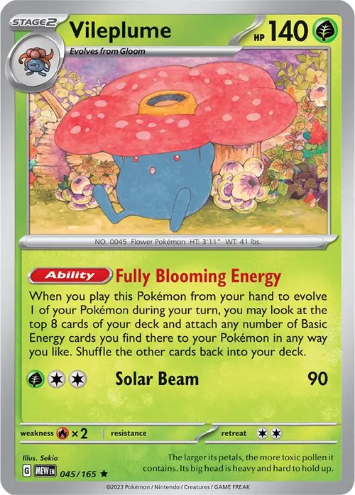Vileplume card art