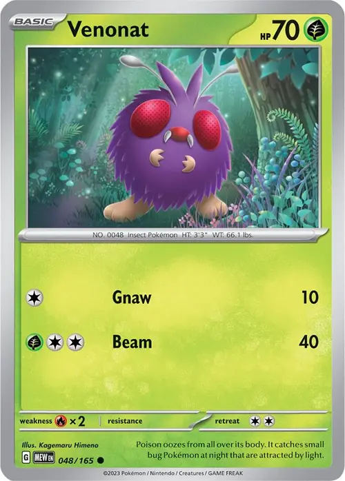 Venonat card art