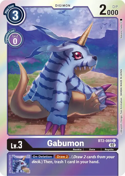 Gabumon - BT2-069 (Resurgence Booster Reprint) card art