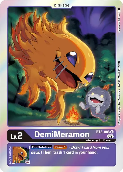 DemiMeramon (Resurgence Booster Reprint) card art