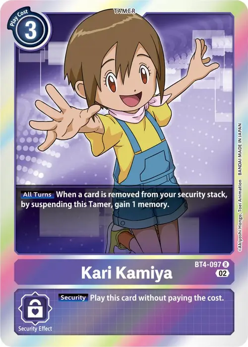 Kari Kamiya (Resurgence Booster Reprint) card art