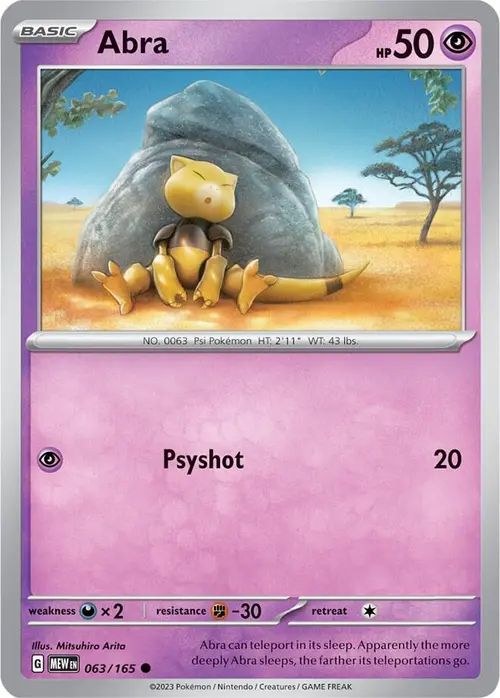 Abra card art
