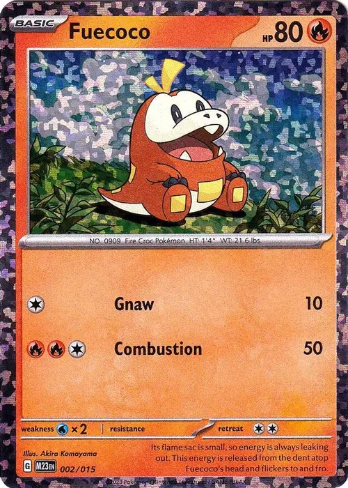 Fuecoco card art