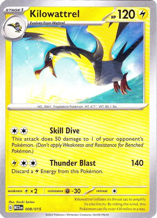 Kilowattrel card art