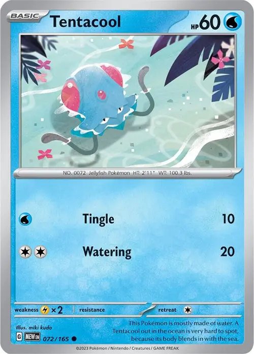 Tentacool card art