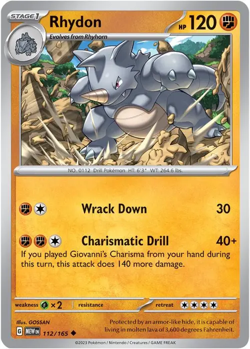 Rhydon card art