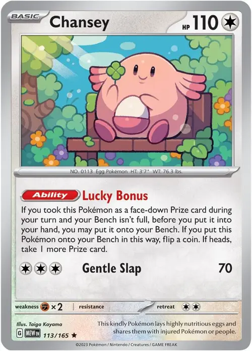 Chansey card art