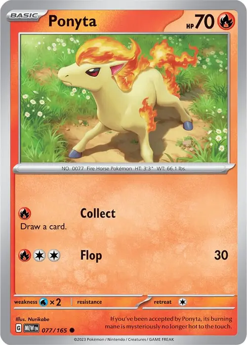 Ponyta card art