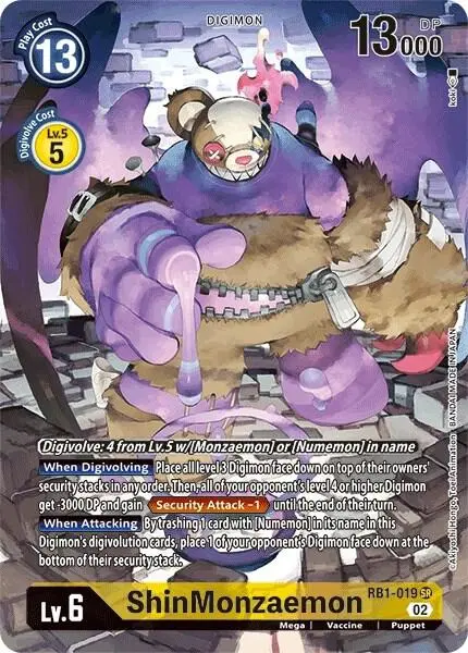 ShinMonzaemon (Textured Alternate Art) card art