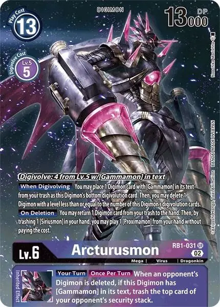 Arcturusmon (Textured Alternate Art) card art