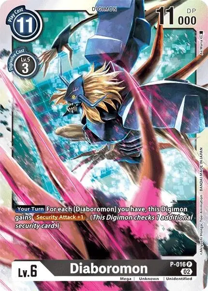 Diaboromon - P-016 (Resurgence Booster Reprint) card art