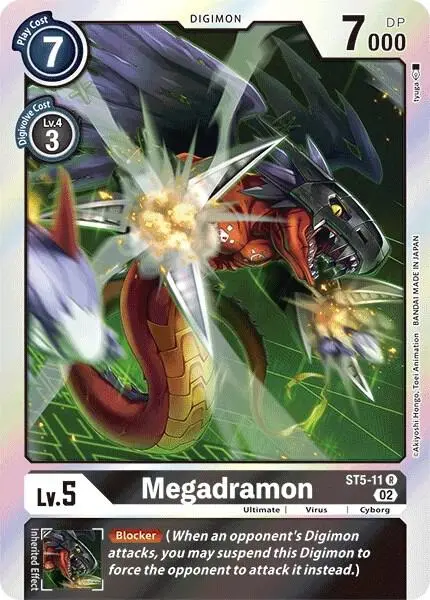 Megadramon (Resurgence Booster Reprint) card art