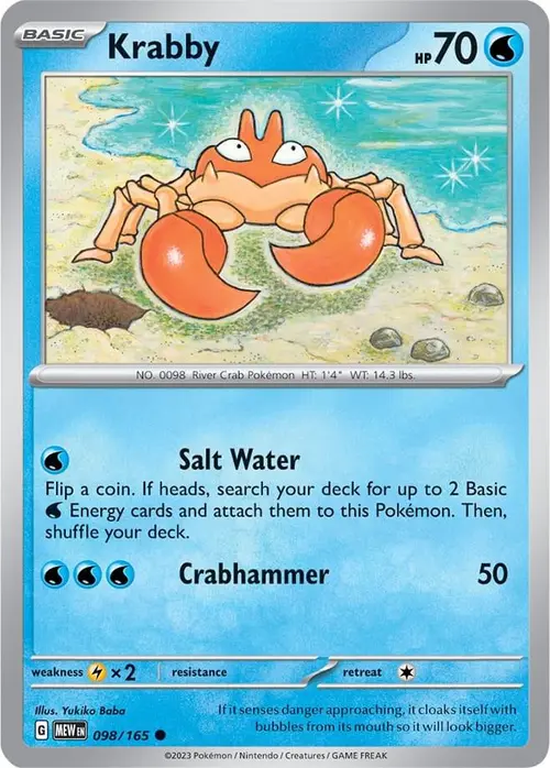 Krabby card art