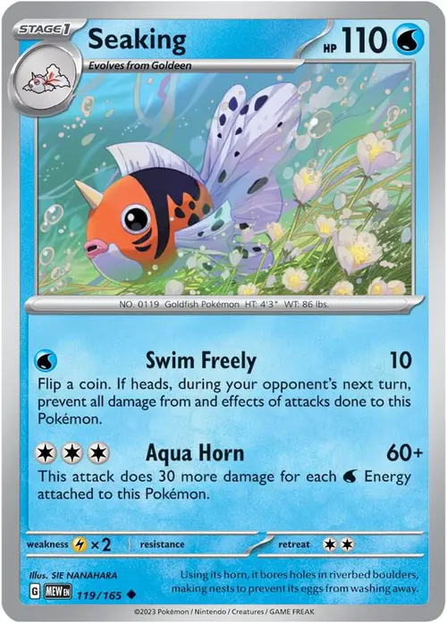 Seaking card art