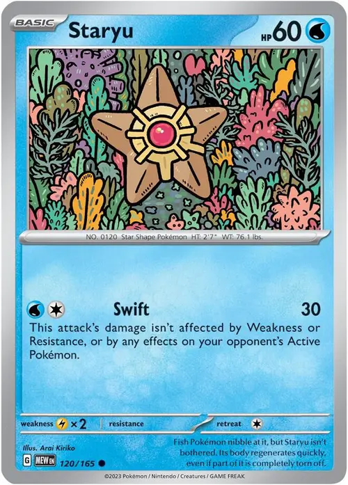 Staryu card art