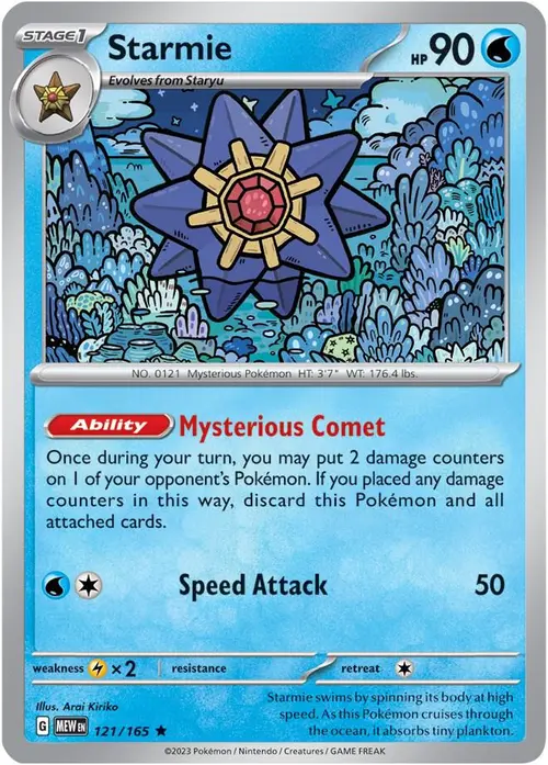 Starmie card art