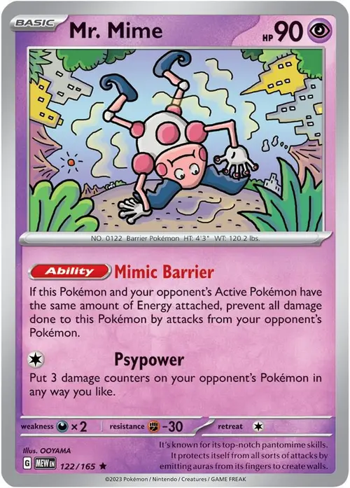 Mr. Mime card art