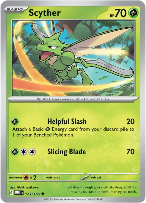 Scyther card art