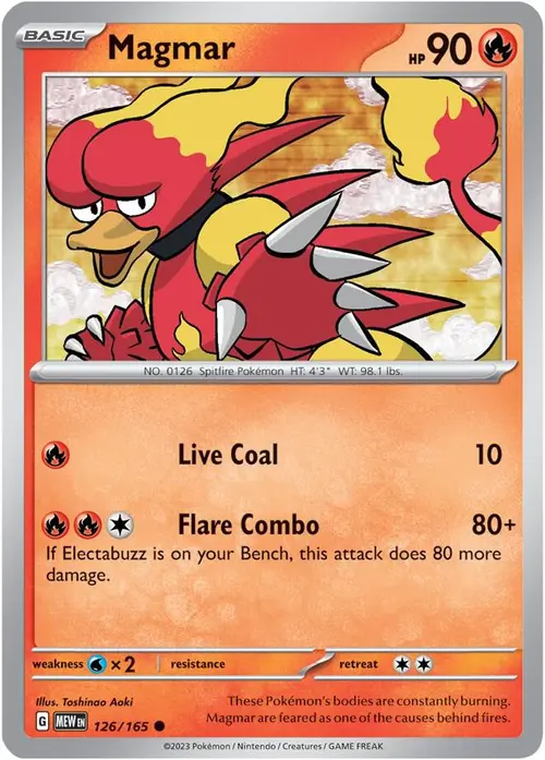 Magmar card art