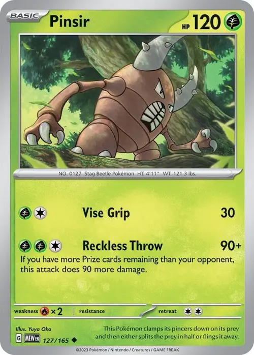 Pinsir card art