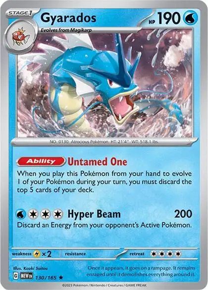 Gyarados card art