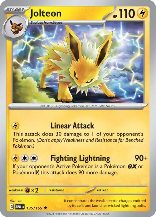 Jolteon card art