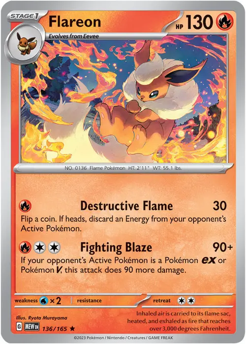 Flareon card art