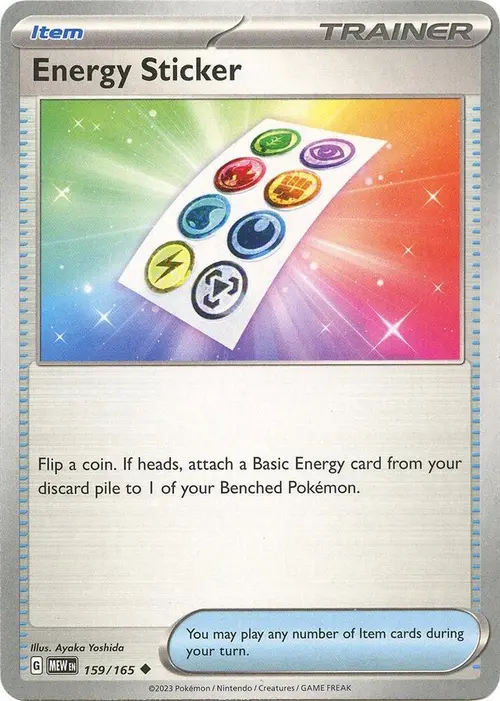 Energy Sticker card art