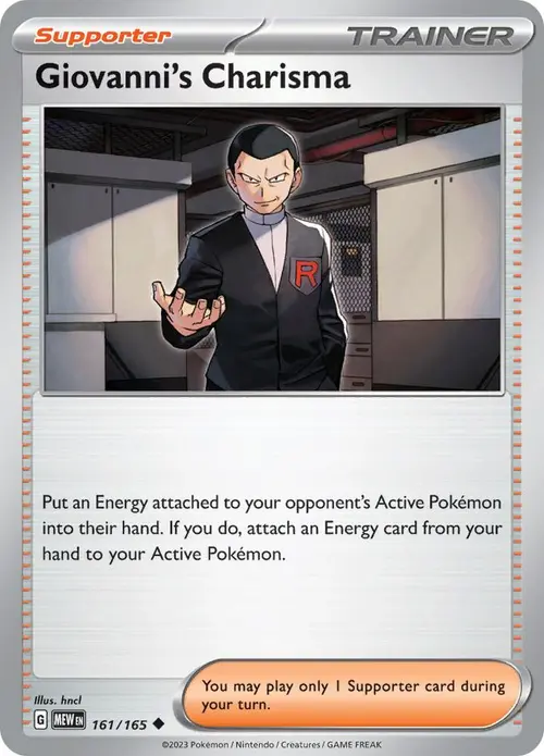 Giovanni's Charisma card art