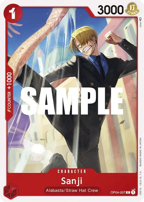 Sanji (007) card art