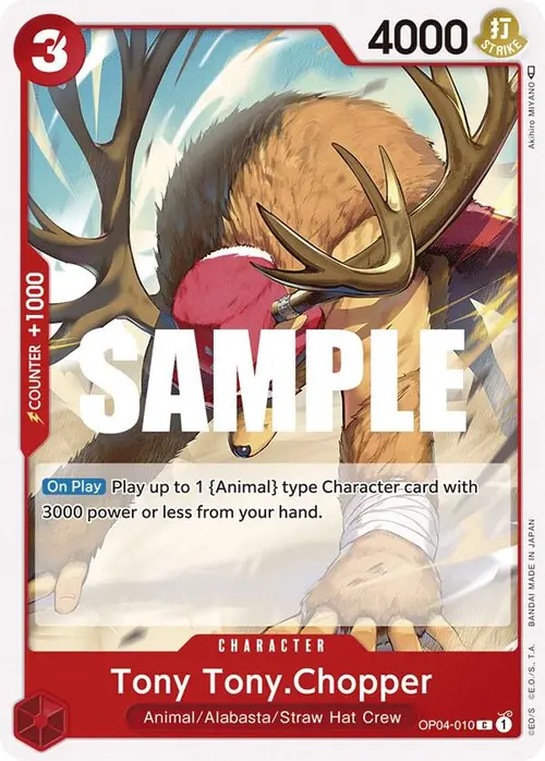 Tony Tony.Chopper card art