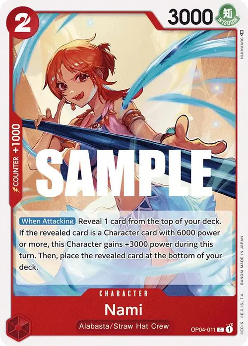 Nami card art