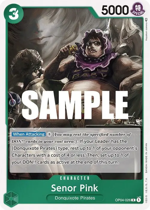Senor Pink card art