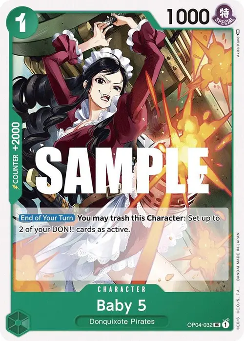 Baby 5 card art