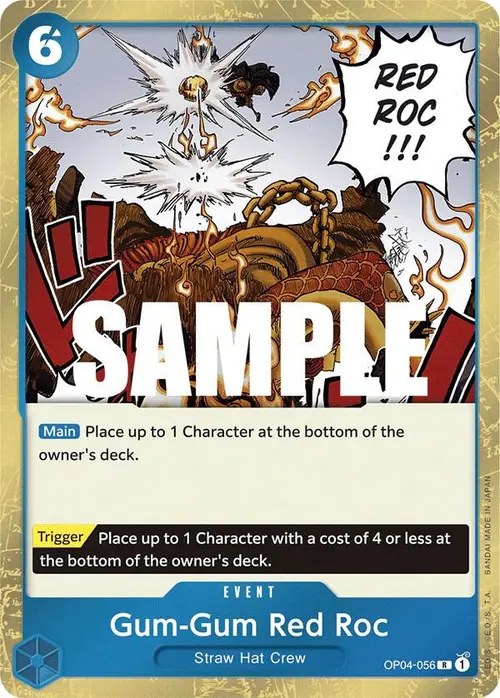 Gum-Gum Red Roc card art