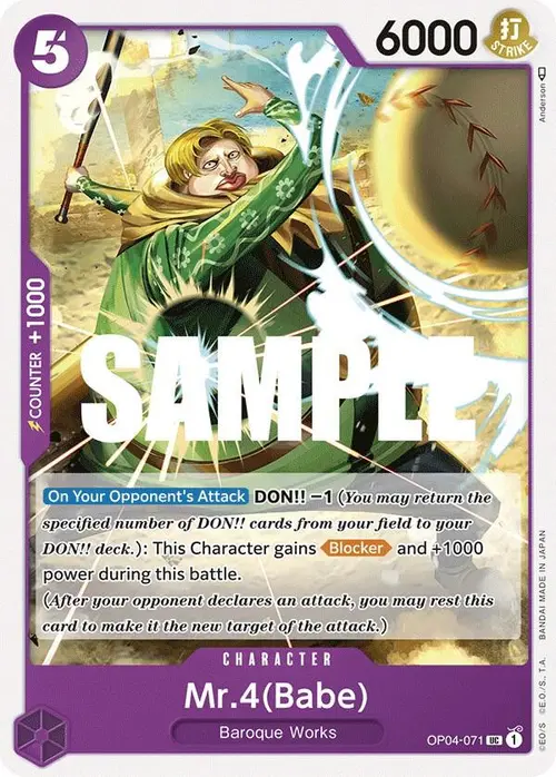 Mr.4 (Babe) card art