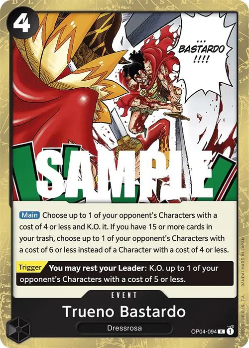 Trueno Bastardo card art
