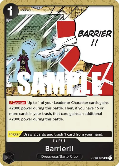 Barrier!! card art