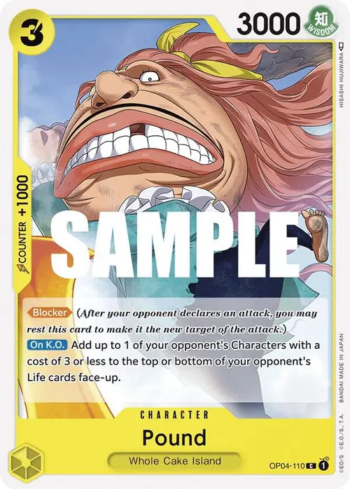 Pound card art