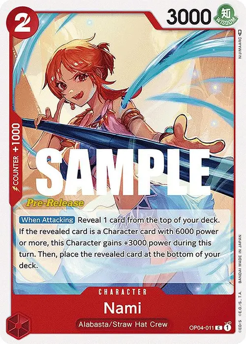 Nami card art