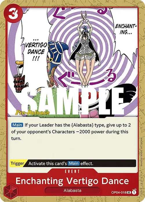 Enchanting Vertigo Dance card art