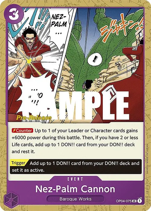 Nez-Palm Cannon card art