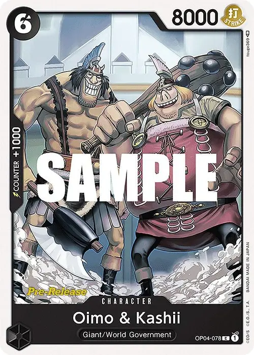 Oimo & Kashii card art