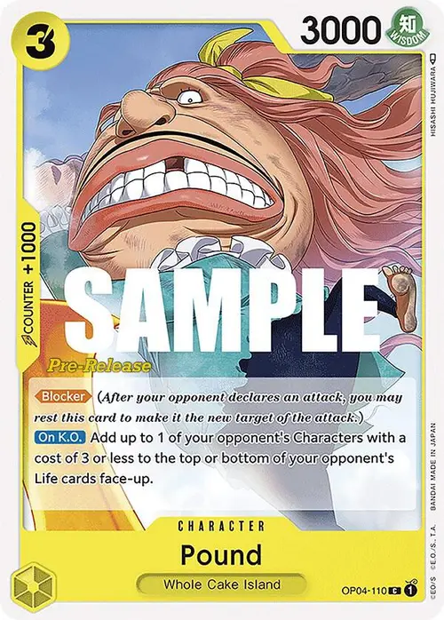 Pound card art