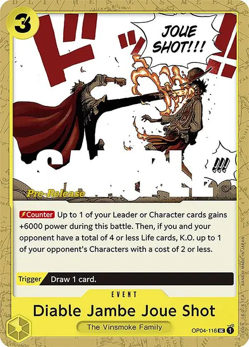 Diable Jambe Joue Shot card art