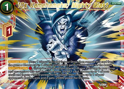 10x Kamehameha, Mighty Blast card art