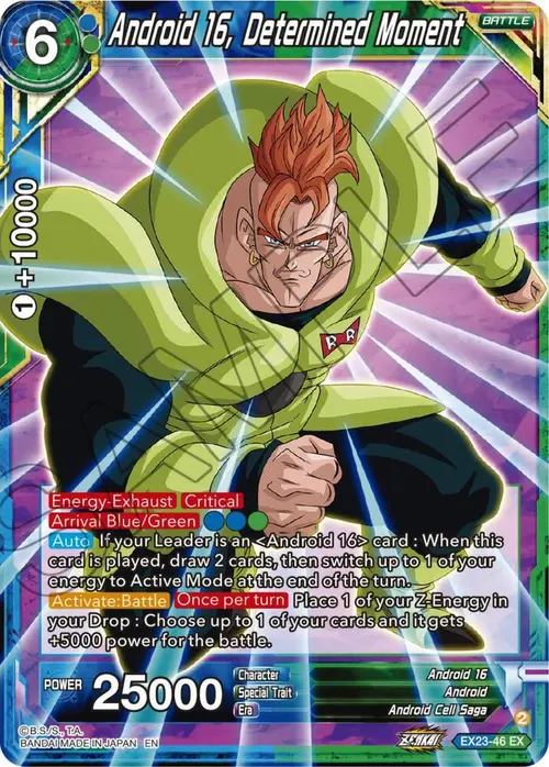 Android 16, Determined Moment card art