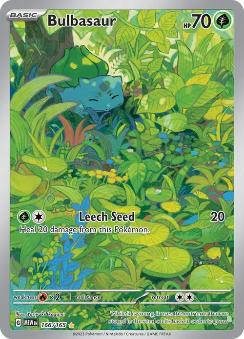 Bulbasaur card art