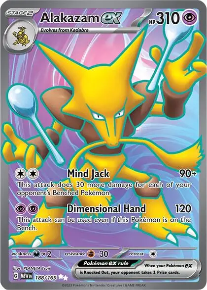 Alakazam ex card art